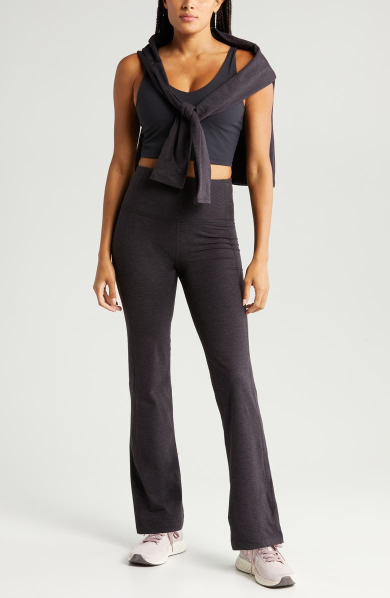 Zella Cozy Tech High Waist Performance Leggings, Alternate, color,