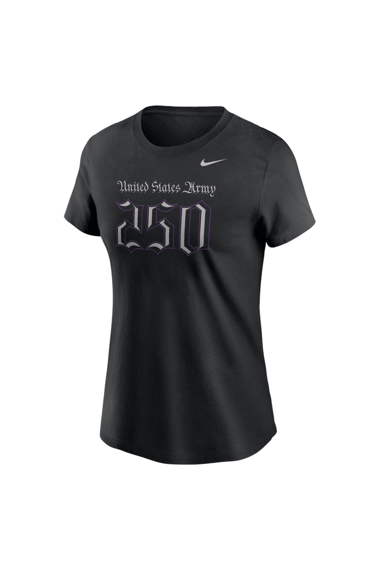 Women's Nike Black Army Black Knights Army 250 Collection T-Shirt, Alternate, color, Black