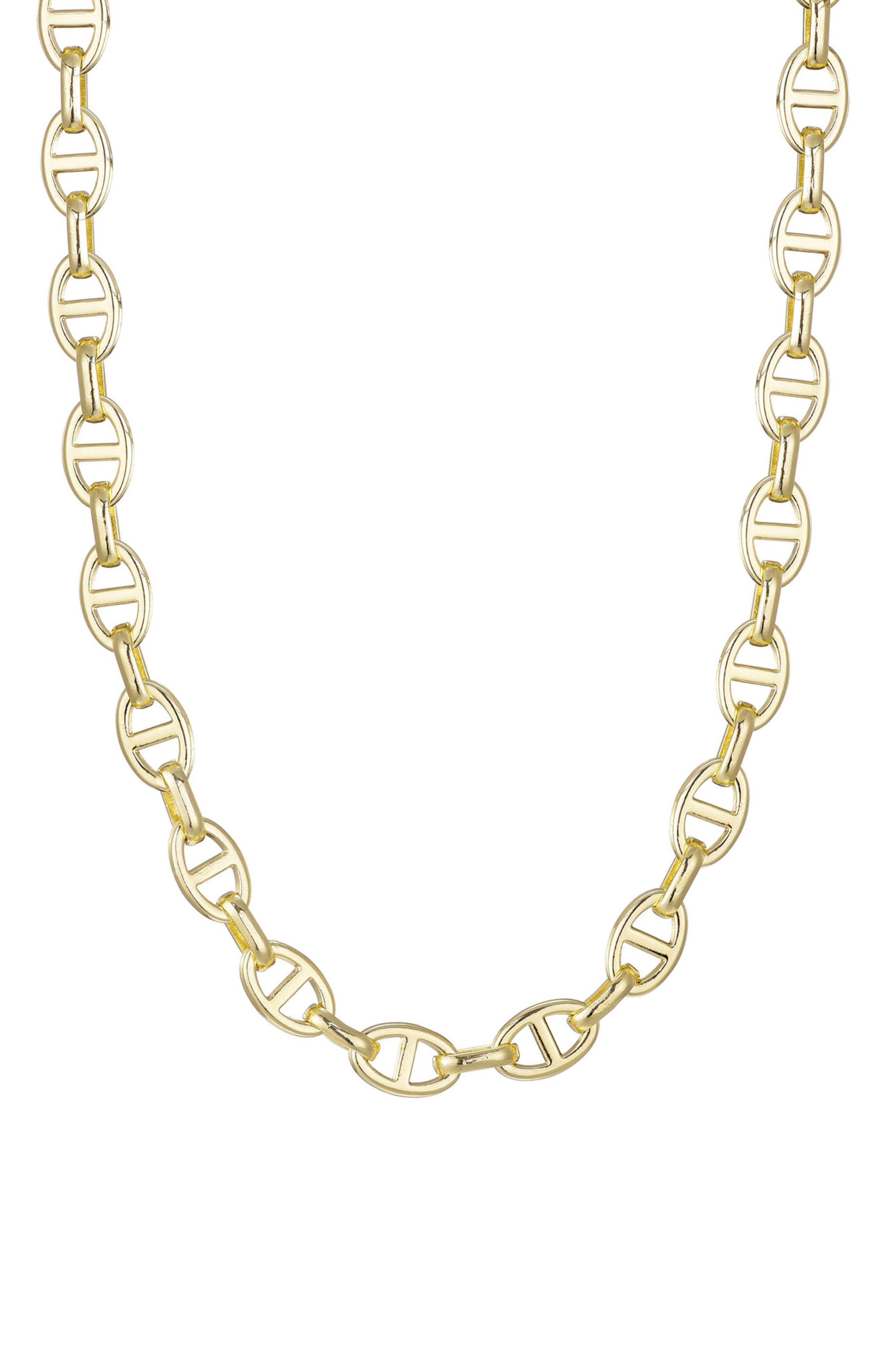 Adornia Mariner Link Chain Necklace