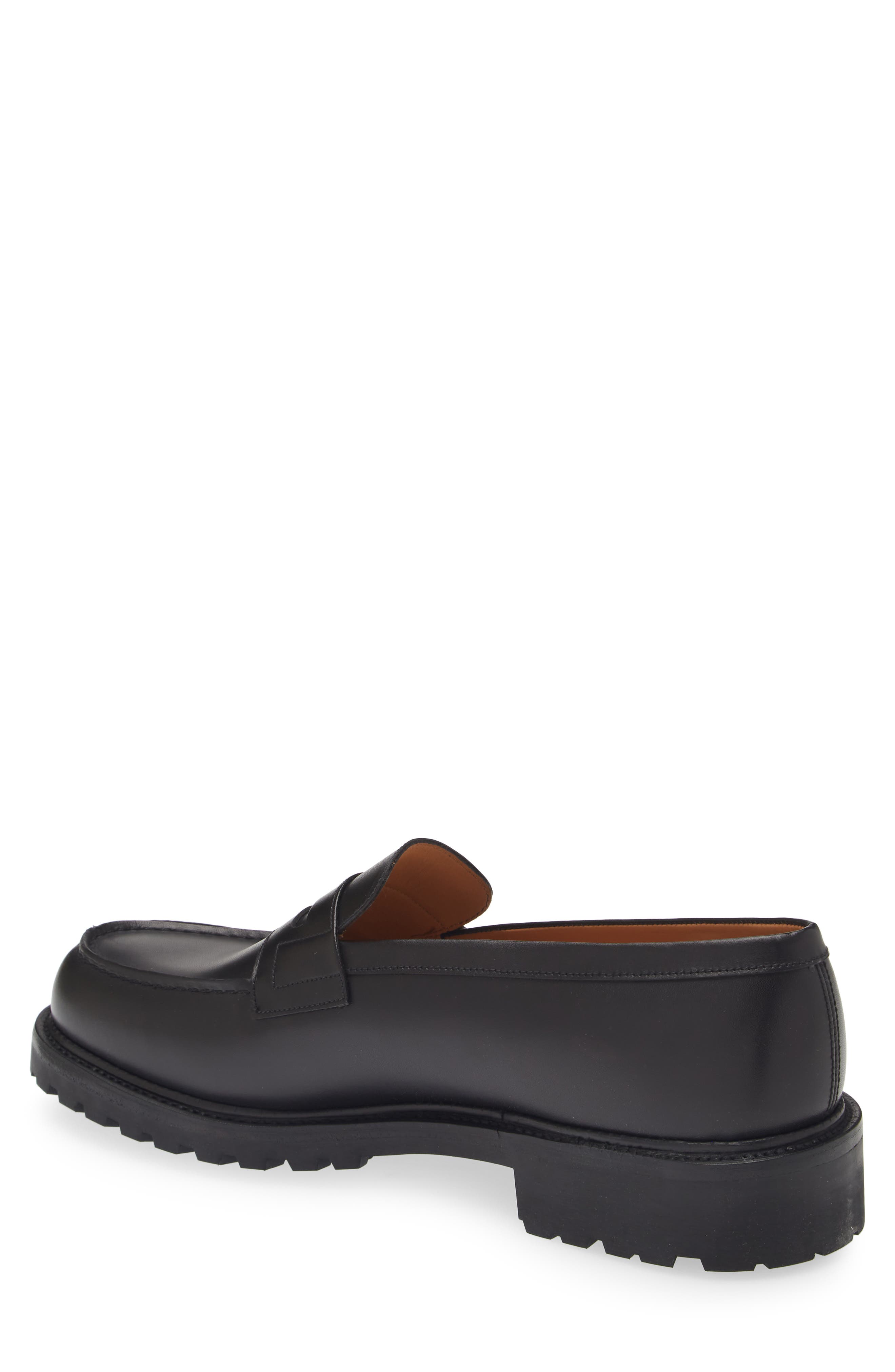 JM WESTON Commando 180 Penny Loafer, Alternate, color, Black