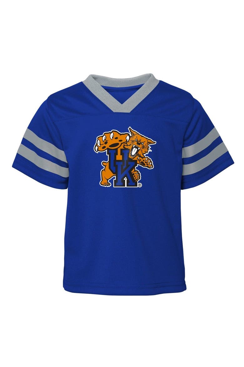 Toddler Royal Kentucky Wildcats Two-Piece Red Zone Jersey & Pants Set, Alternate, color, Royal