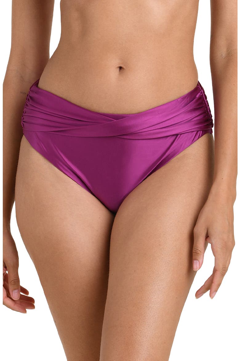 Earth Twisted Bikini Bottoms, Main, color, BERRY