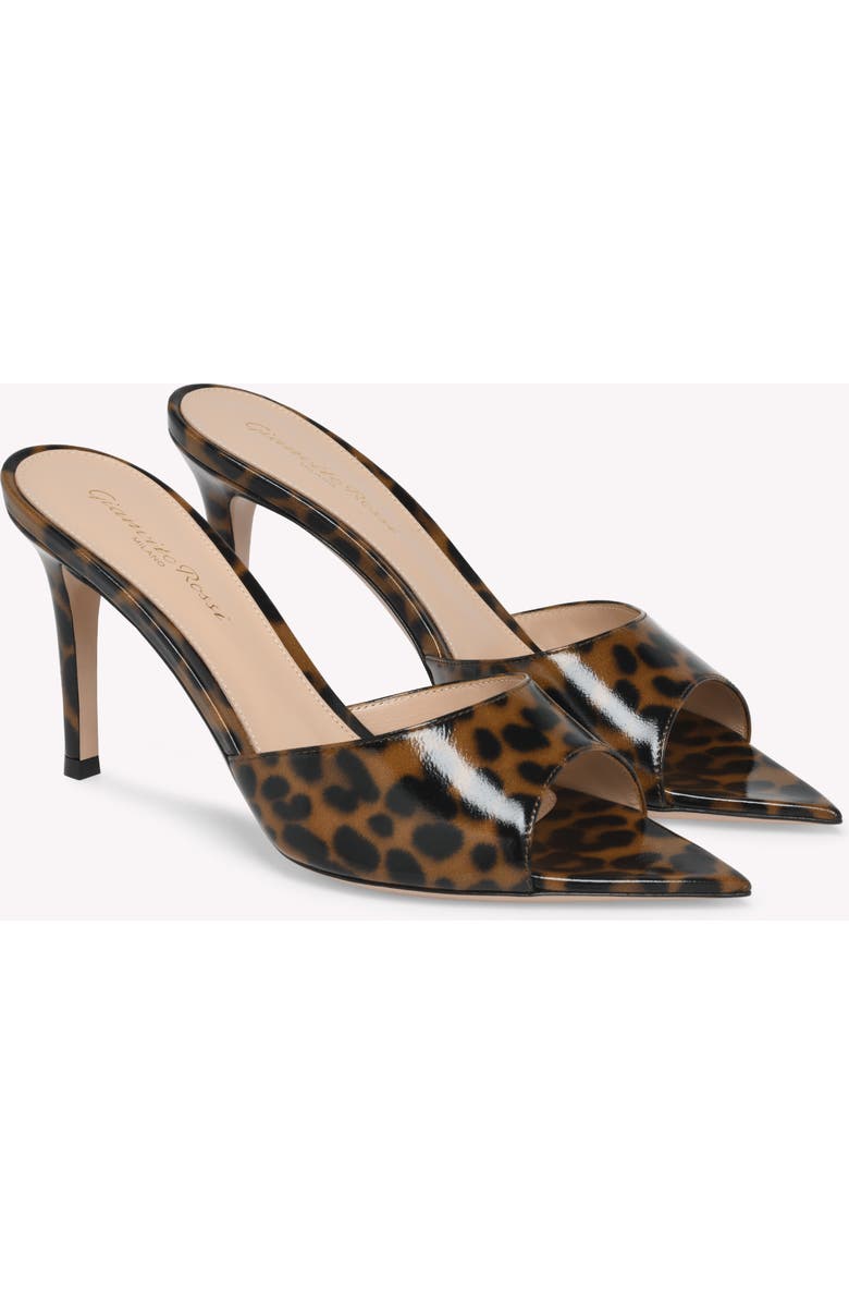Gianvito Rossi Elle 85 Mule, Alternate, color, Brown Nappa