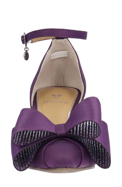 J. RENEÉ J. RENEÉ PAMMIE POINTED TOE ANKLE STRAP PUMP