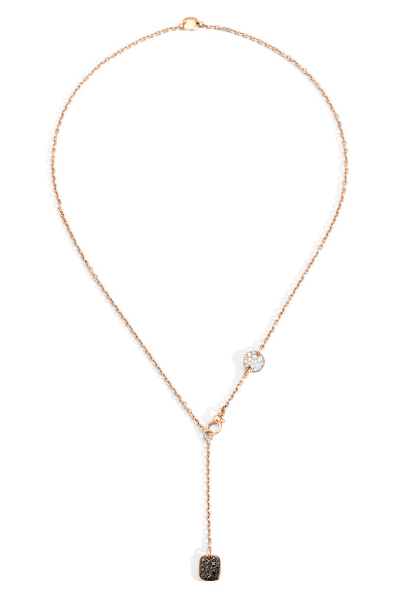 Sabbia Diamond Y-Necklace, Main, color, 18K YELLOW GOLD