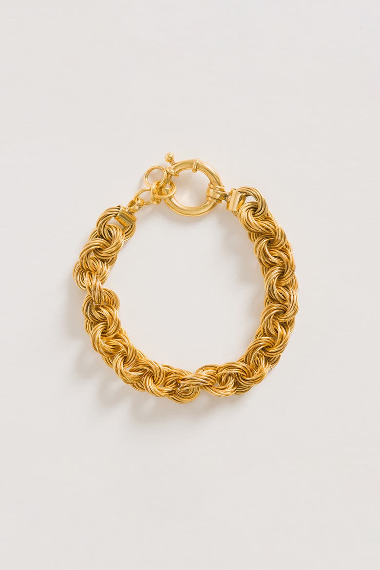Sumba Circular Bracelet Gold, Alternate, color, Gold