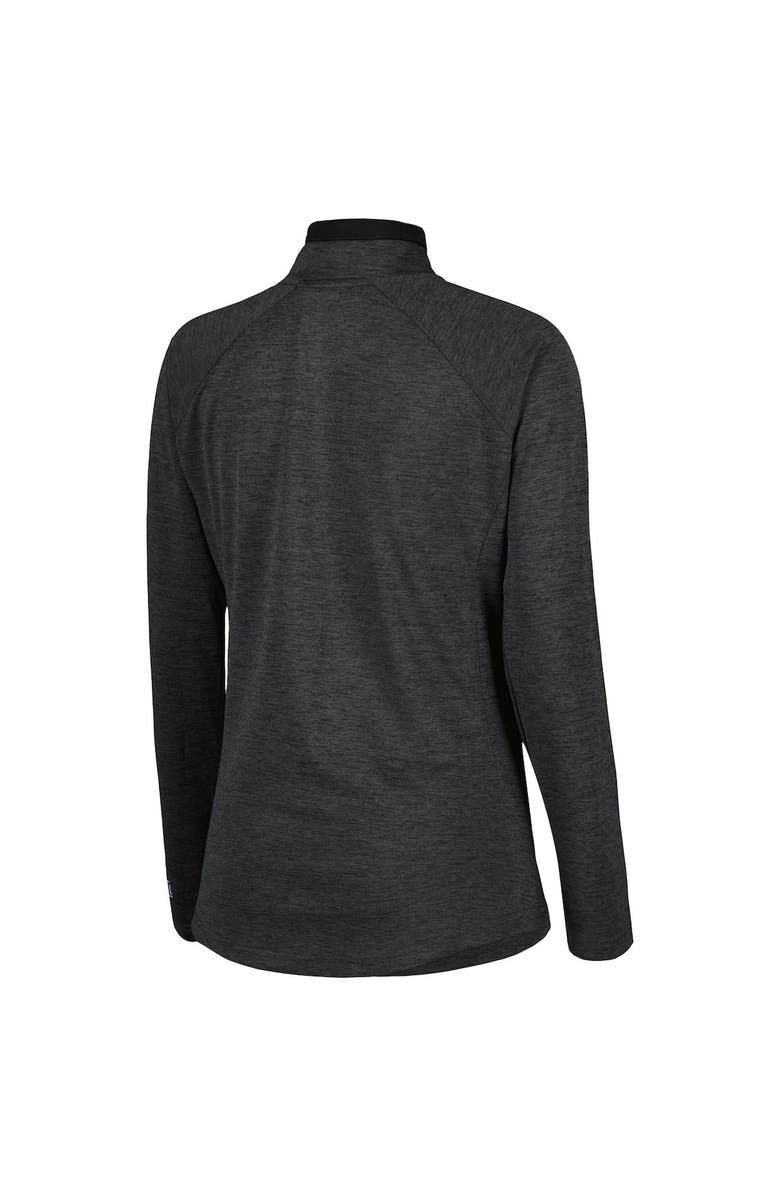 Champion Women's Champion Black Cincinnati Bearcats Core Raglan Quarter-Zip Jacket, Alternate, color,