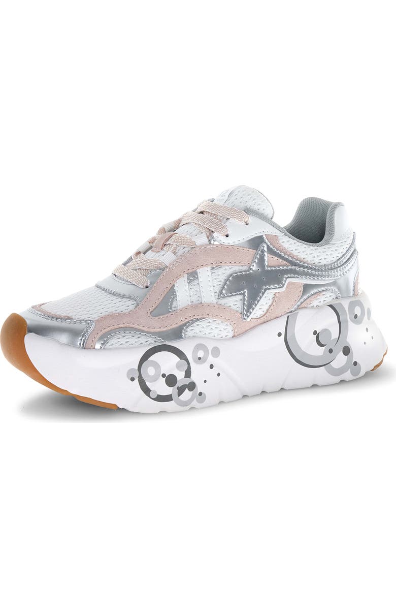 W6YZ Ida Sneaker, Main, color, Silver White