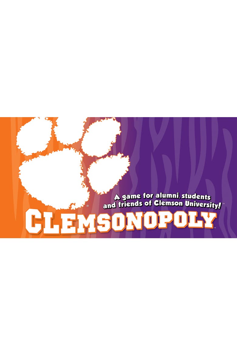 Clemson University Clemsonopoly Monopoly Board Game, Alternate, color, Multicolored