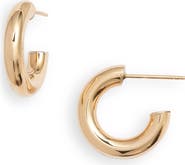 Bony Levy 14K Gold Small Thick Hoop Earrings