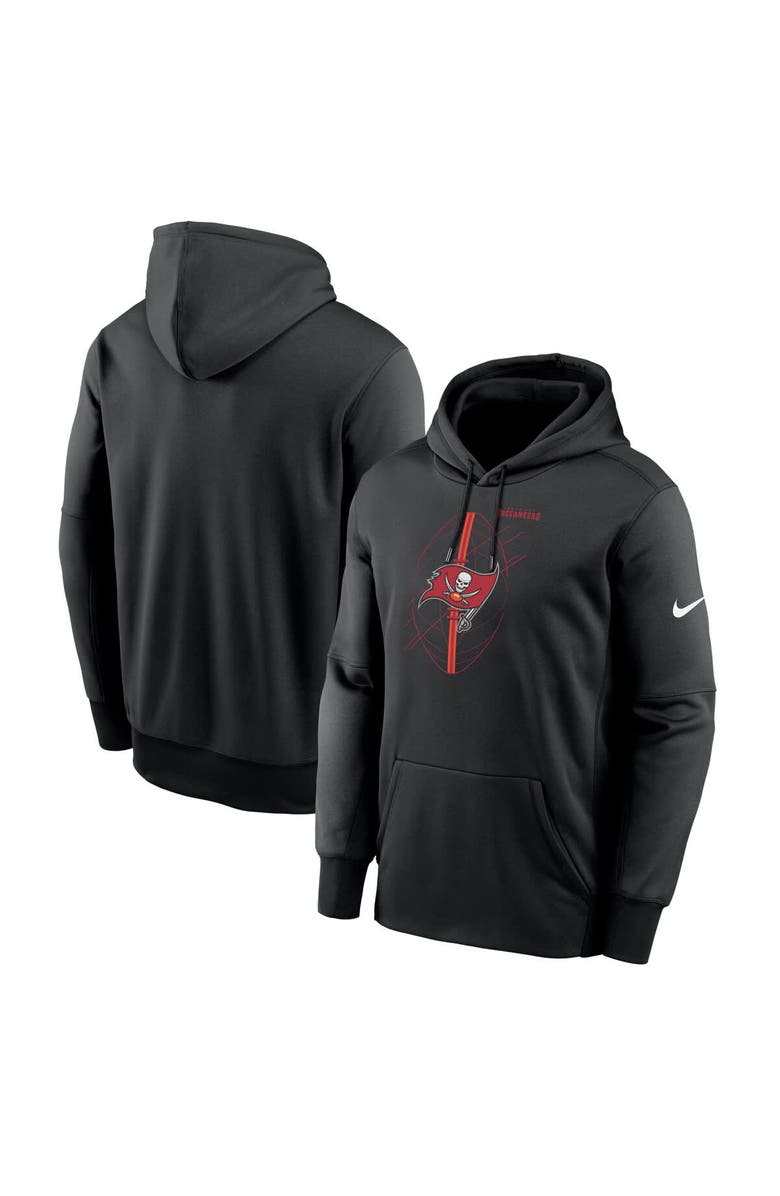 Nike Men's Nike Black Tampa Bay Buccaneers Performance Fleece Pullover Hoodie, Alternate, color, Black