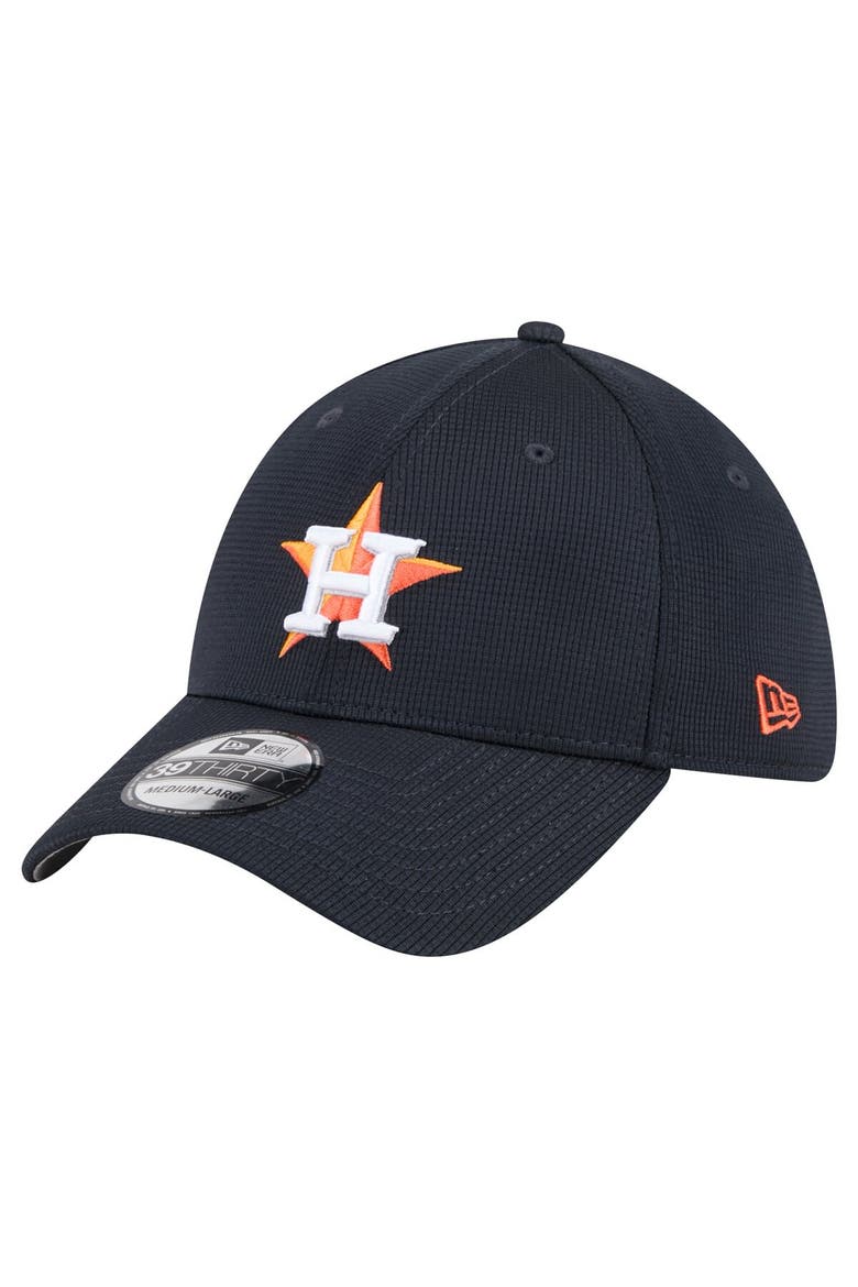 Men's New Era Navy Houston Astros Active Pivot 39THIRTY Flex Hat, Alternate, color, Navy