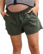 HATCH Collection The Drapey Denim Maternity Short
