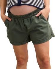 HATCH Collection The Drapey Denim Maternity Short