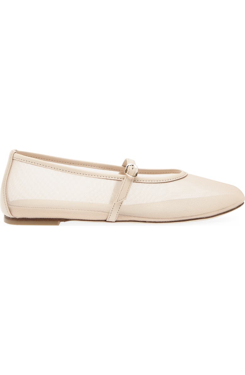 Stuart Weitzman Bareitall Mary Jane Flat, Alternate, color, Beige/Barely Beige