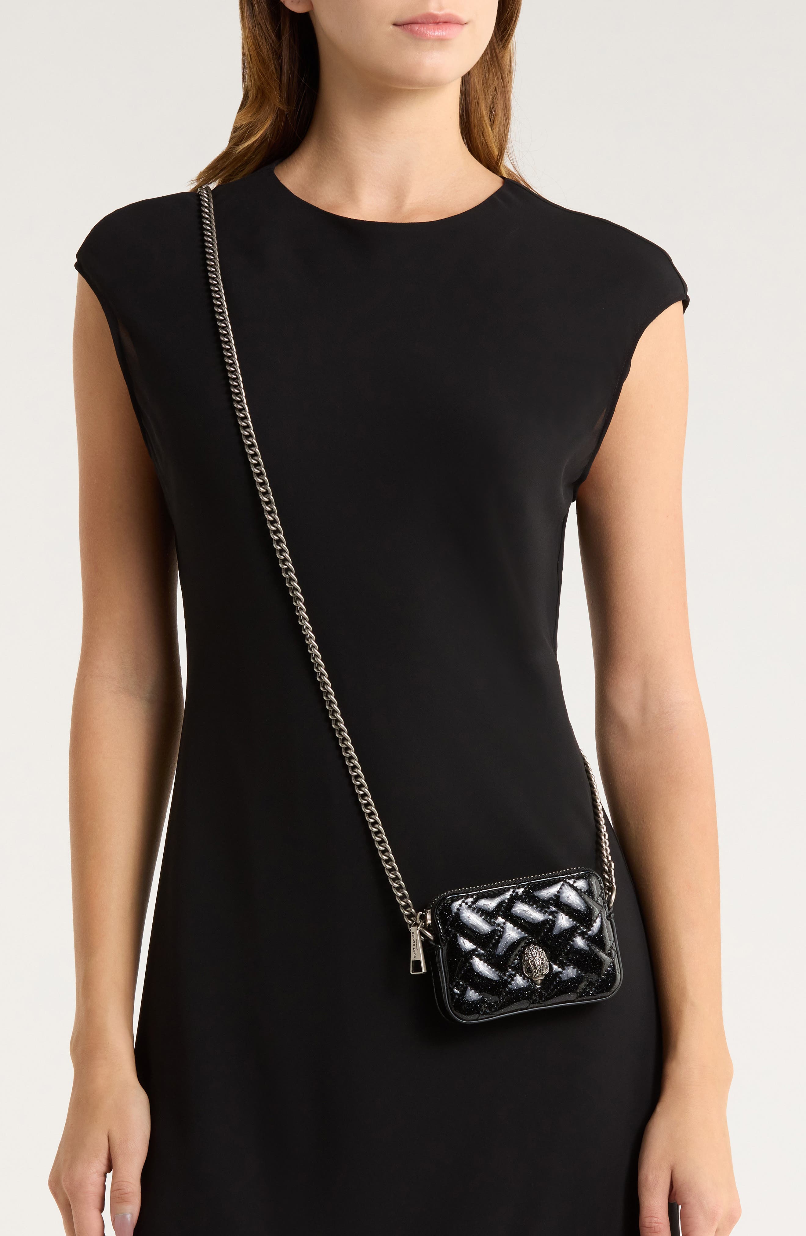 Kurt Geiger London Micro Kensington Camera Bag, Alternate, color, Black