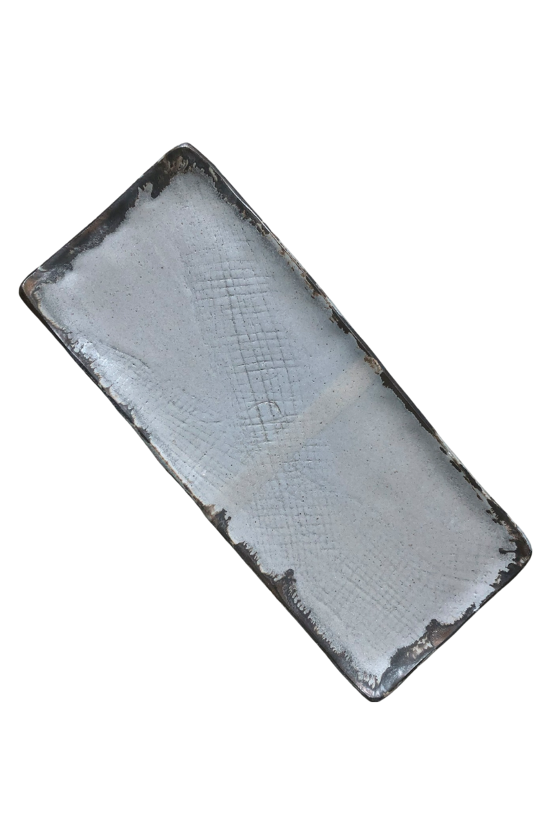 Gina de Santis Ceramics Luna Large Rectangular Trays, Main, color, Shale