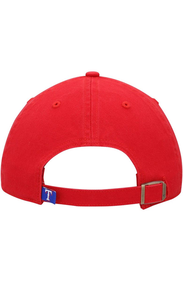 '47 Men's '47 Red Texas Rangers Clean Up Adjustable Hat, Alternate, color, Red
