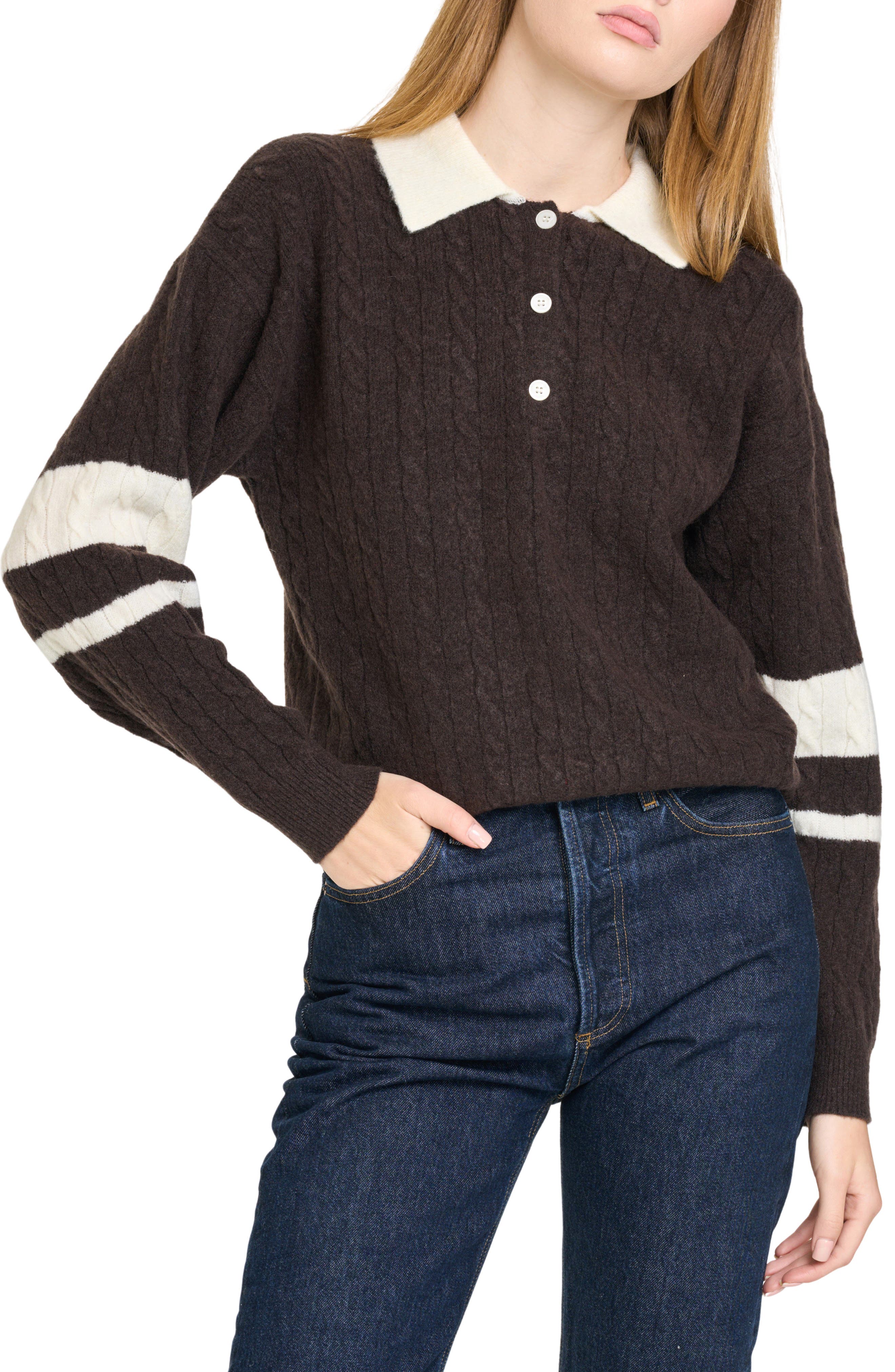 selected BROWN/ IVORY