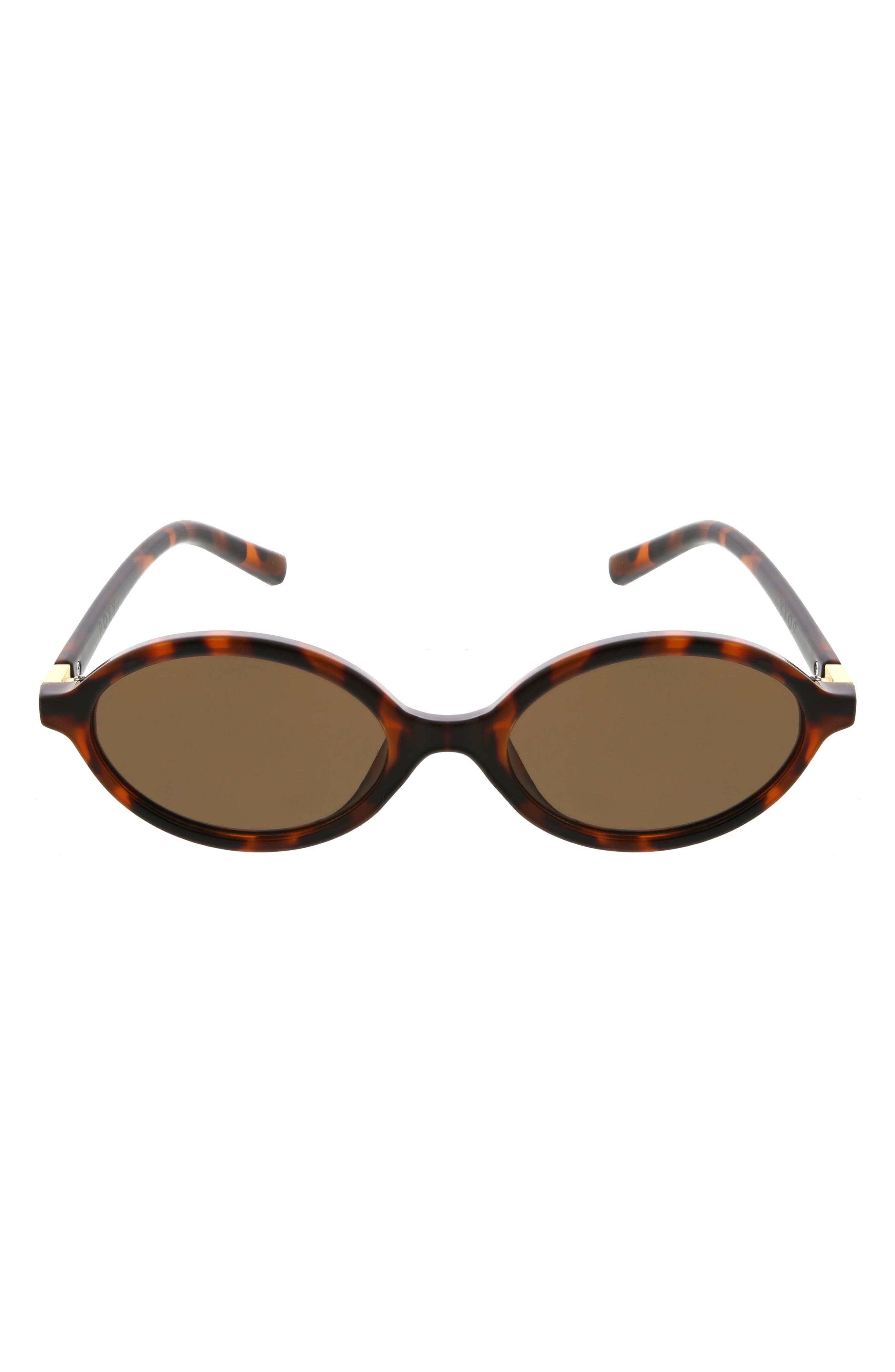 53mm Slim Oval Sunglasses