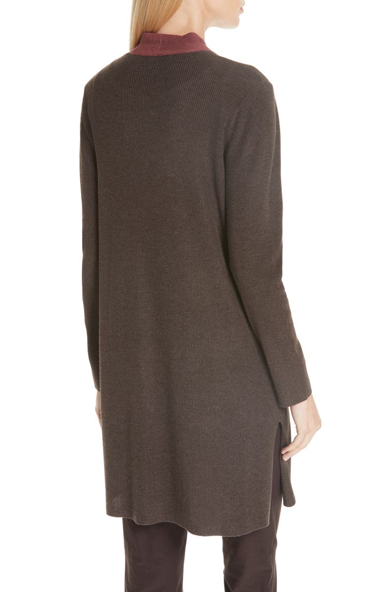 Eileen Fisher Long Colorblock Cardigan, Alternate, color,