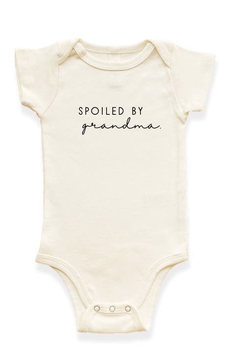 Spoiled By Grandpa Organic Baby Bodysuit