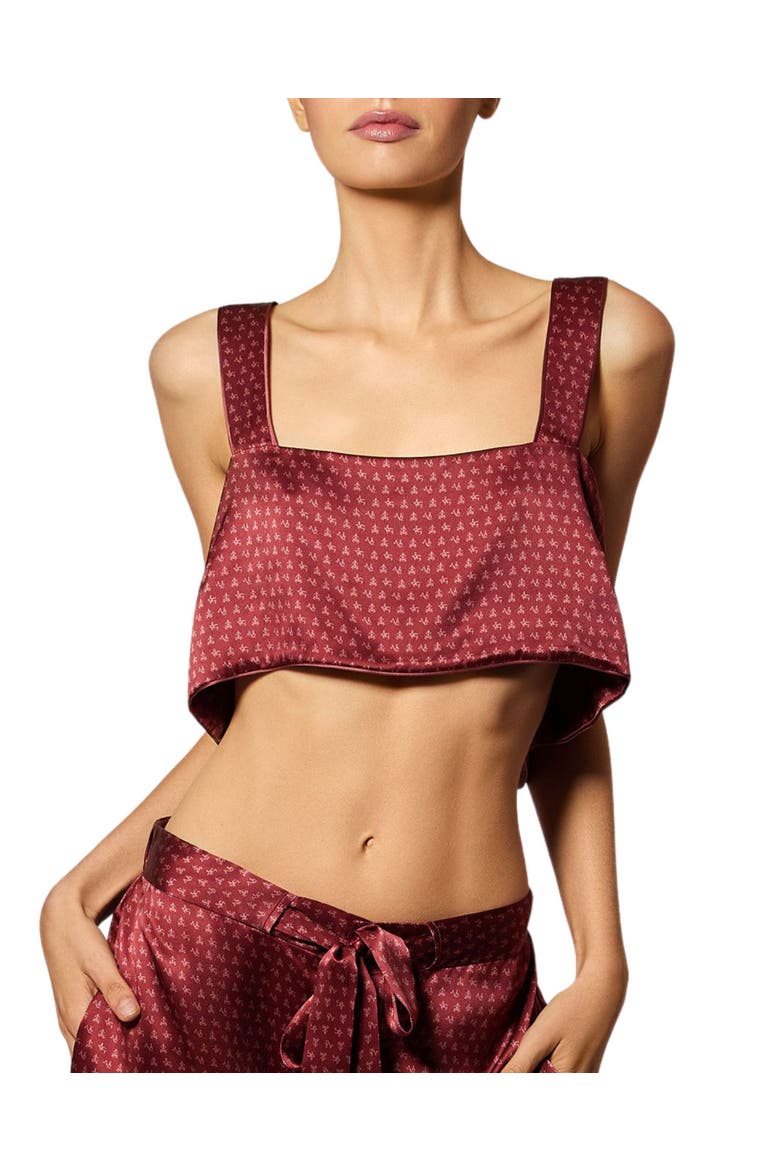 Silk Lounge Moi Et Toi Bandeau, Main, color, BRICK DUST / ROSE FAUVEE