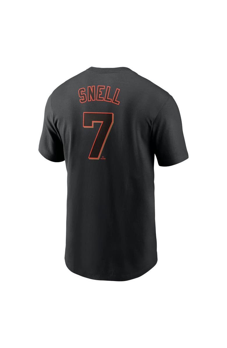 Nike Men's Nike Blake Snell Black San Francisco Giants Fuse Name & Number T-Shirt, Alternate, color, 