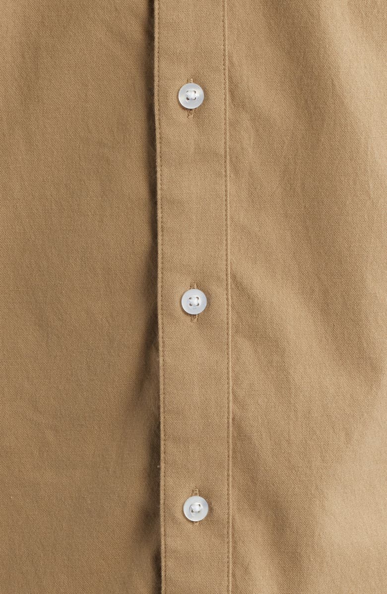 Brixton Sanford Short Sleeve Oxford Button-Down Shirt, Alternate, color, Khaki