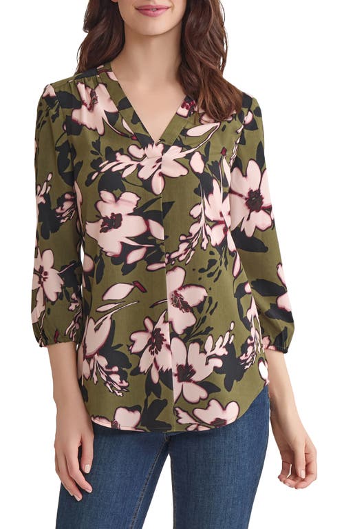 Jones New York Floral Print Tunic
