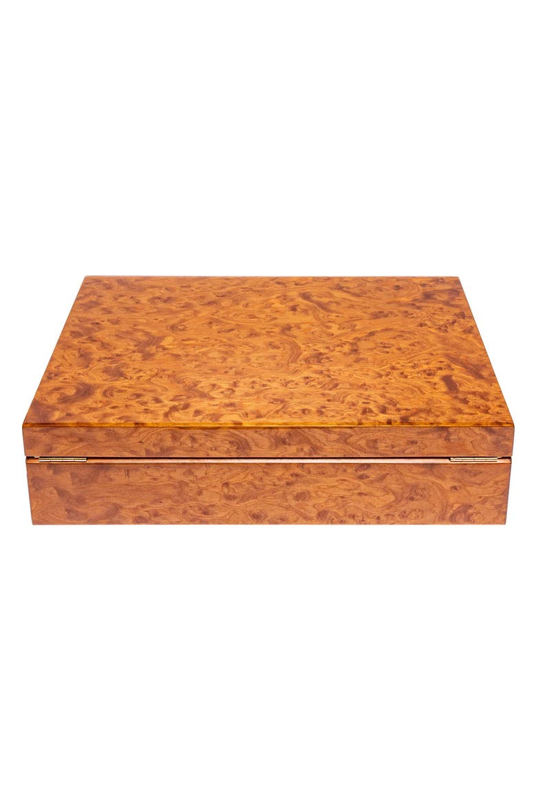 HERITAGE TEN WATCH BOX, Alternate, color, Burr Walnut