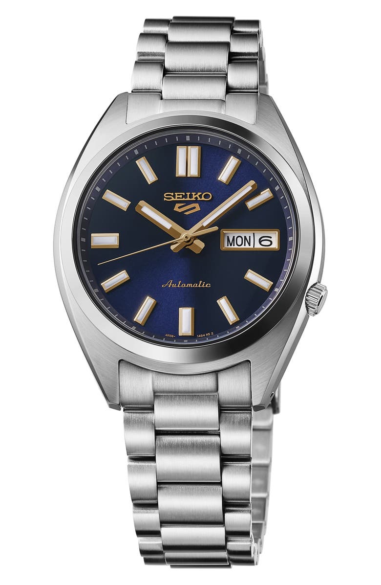 SEIKO WATCHES 5 Sports Bracelet Watch, 37mm, Main, color, Blue