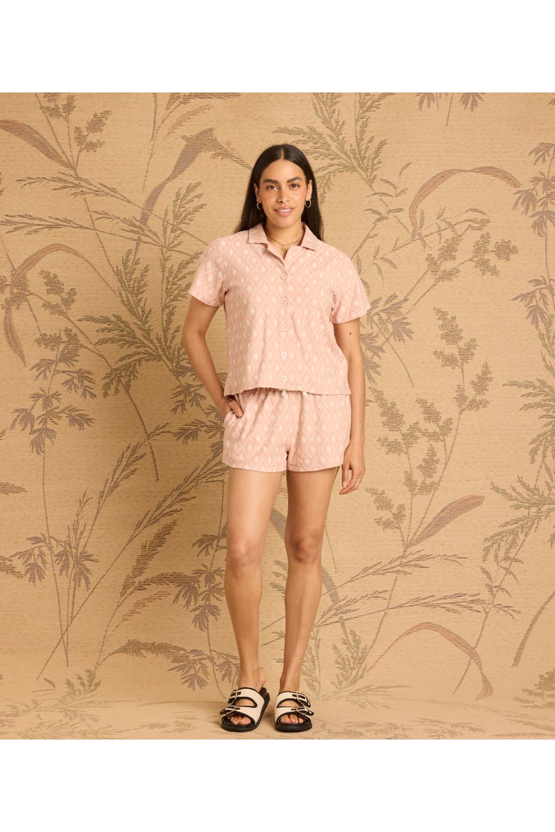 Paradise Short, Alternate, color, Tearose/Pearl