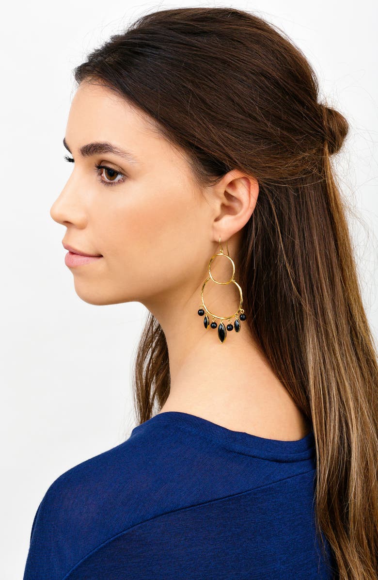 gorjana Eliza Chandelier Earrings, Alternate, color, 