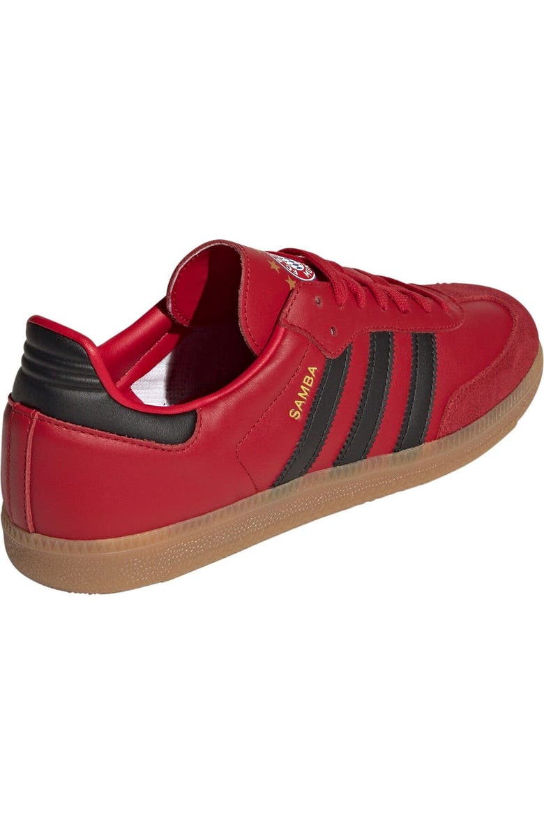 adidas Men's adidas Red Bayern Munich Team Samba Shoes, Alternate, color,