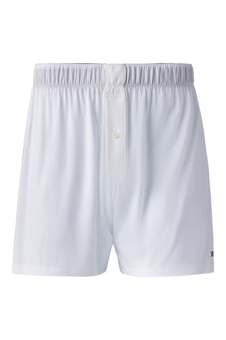C.O.R. 5-Inch Knit Boxers, Alternate, color, BRIGHT WHITE