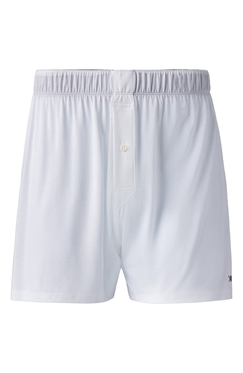 Rhone C.O.R. 5-Inch Knit Boxers, Alternate, color, Bright White