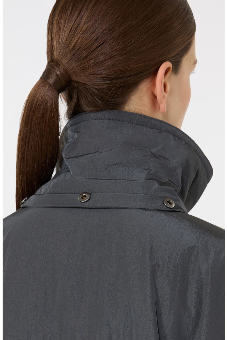 Amaca Hooded Nylon Jacket, Alternate, color, DARK GREY