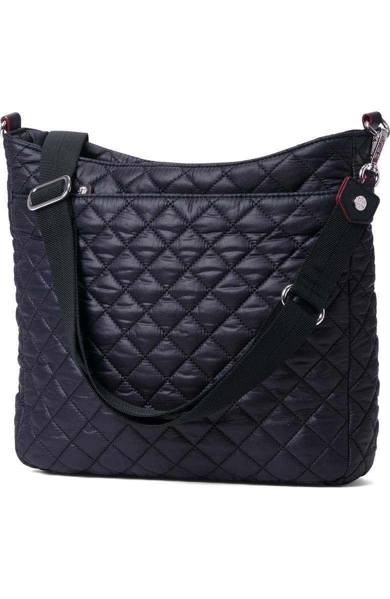 MZ Wallace Crosby Quilted Nylon Hobo Bag, Alternate, color,