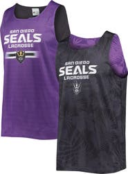 FOCO Men's FOCO Purple/Black San Diego Seals Reversible Mesh Tank Top
