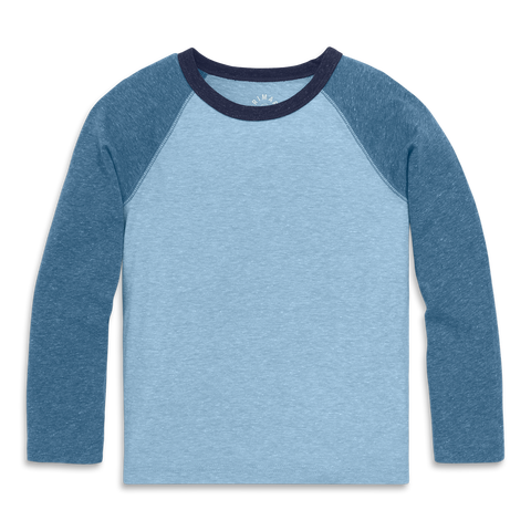 Kids Heathered Long Sleeve Baseball Tee (Toddler, Little Kid, Big Kid)