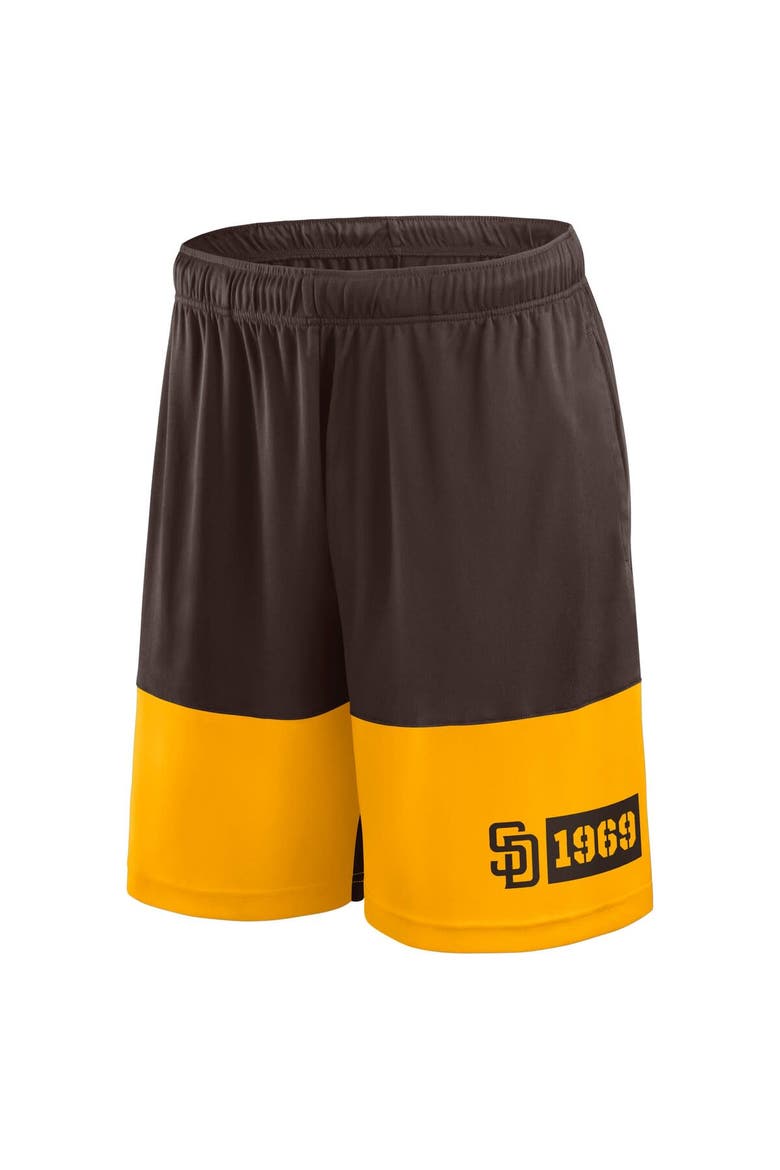 Men's Fanatics Brown San Diego Padres Best of the Best Shorts, Alternate, color, Brown