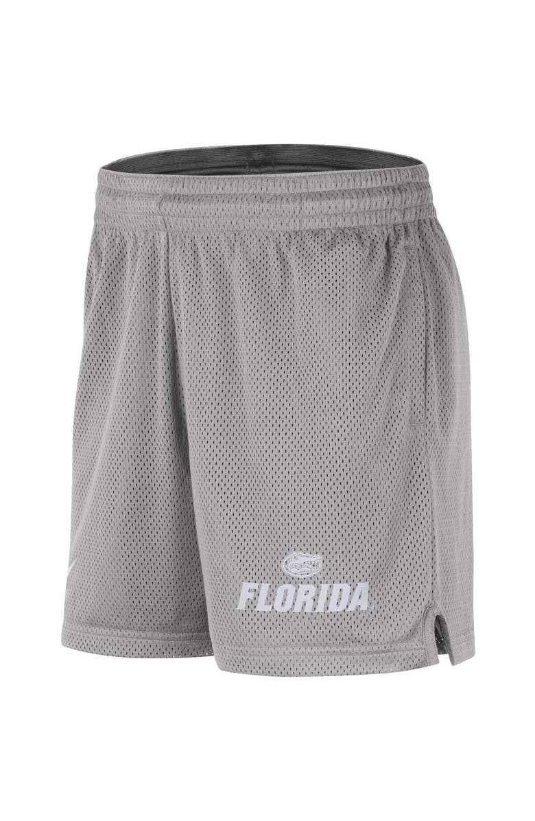 Nike Men's Nike Gray Florida Gators Mesh Performance Shorts, Alternate, color, 