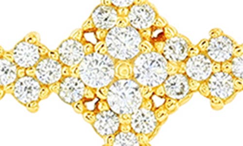 Simona Cubic Zirconia Cross Pendant Necklace