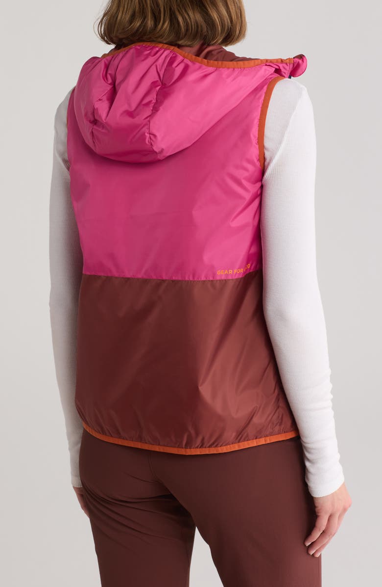 Cotopaxi Teca Calido Reversible Water Repellent Hooded Vest, Alternate, color,