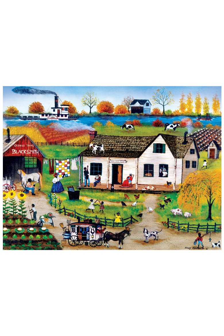 Old Peddler Man 750 Piece Jigsaw Puzzle, Alternate, color, Multicolor