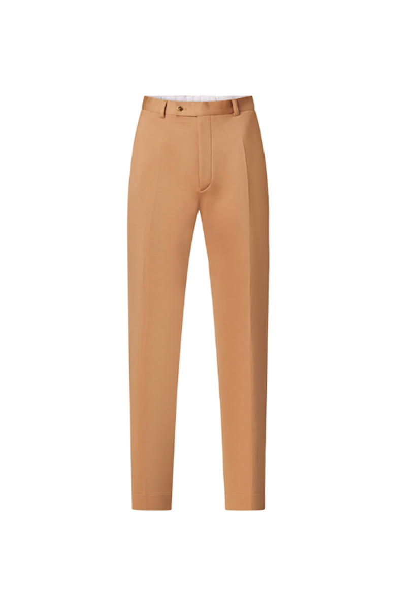 Chuks Collins Lance Two-Piece Neoprene Jacket & Pant Set, Alternate, color, Brown