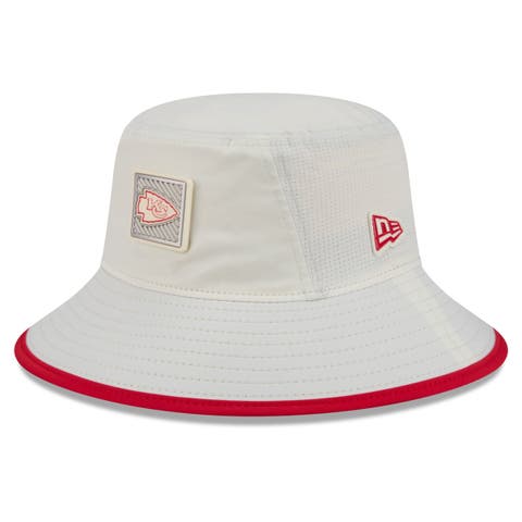 Men's New Era  Cream Kansas City Chiefs 2026 NFL Training Camp Sport Bucket Hat