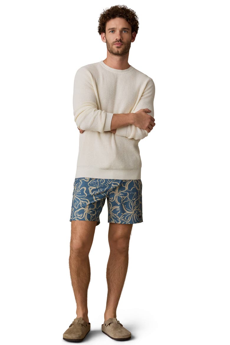 All Day Board Shorts, Alternate, color, AQUA SAND BLOSSOM