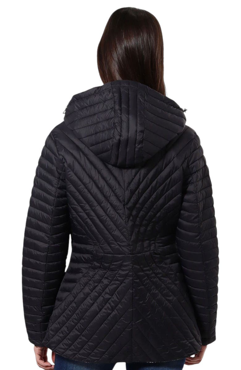 CANADA WEATHER GEAR Women's Packable Lightweight Quilted Puffer Jacket, Alternate, color, Black